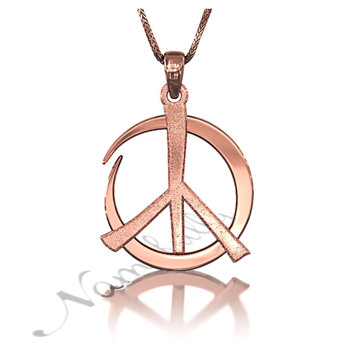 Buy Peace Sign Necklace, Peace Pendant, Resin Necklace, Resin Jewelry, Peace  Sign Online in India - Etsy