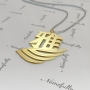 18k Yellow Gold Plated Chinese Name Necklace - "Ya" - 2