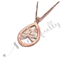 Japanese "Beauty" Necklace in Rose Gold Plated - 2