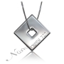 Hebrew Pendant "Everything is Possible" in Sterling Silver - 1