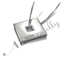 Hebrew Pendant "Everything is Possible" in Sterling Silver - 2