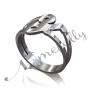 Sterling Silver Initial Ring - "It Starts with Y" - 1