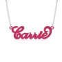 Carrie Name Necklace in Acrylic - 1