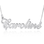 Classic Elegance Name Necklace, Sterling Silver - 1