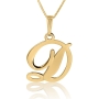 Luxe Single Initial, 24k Gold Plated - 1