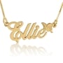 14K Gold Fairy Angel Name Necklace - 1