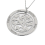 Family Tree Necklace in 10K White Gold  - 2
