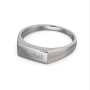 Signet Ring with Name in Sterling Silver - 2