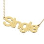 Single Necklace in 14k Tellow Gold - 2