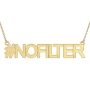#NoFilter Necklace in 14k Yellow Gold - 1