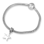 Sterling Silver Star Name Bracelet Charm - 2