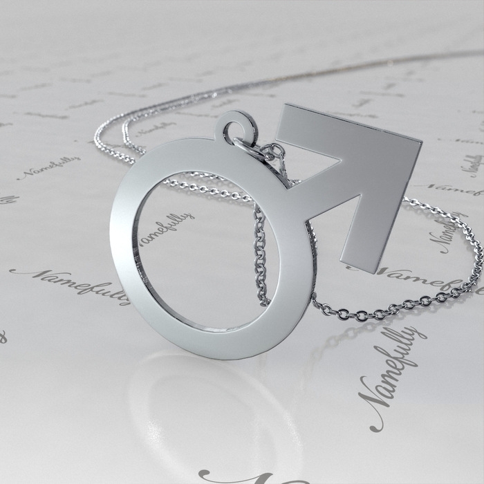 Buy Female Gender Symbol Necklace in Stainless Steel, Silver Girl Power  Pendant, Woman Sex Sign Charm, Feminist Jewelry Online in India - Etsy