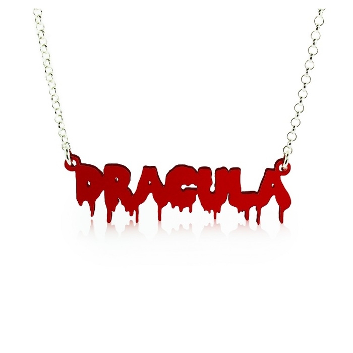 Dripping Dracula Necklace in Acrylic - 1