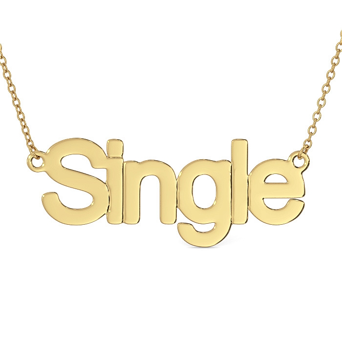 Single Necklace in 14k Tellow Gold - 1