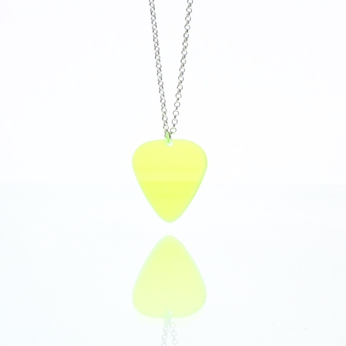 Guitar Pick Necklace in Acrylic  - 1